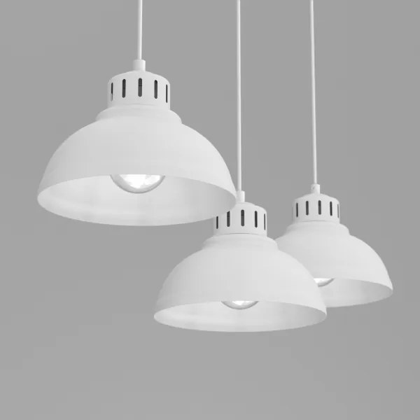 Csillár zsinóron SVEN 3xE27/15W/230V fehér