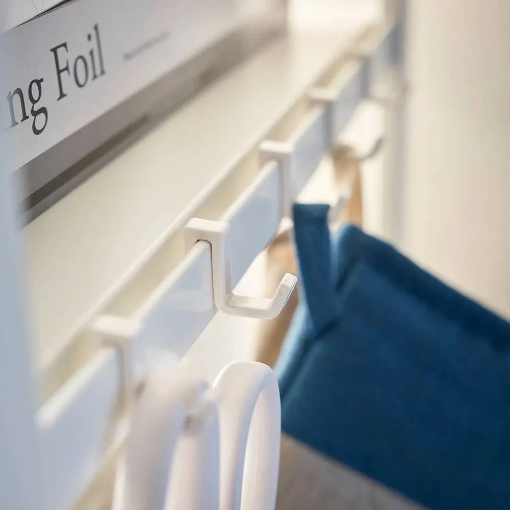 Matt fehér acél polcos állvány 60x170x46,5 cm Tower – YAMAZAKI