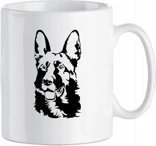 Bögre Német juhászkutya Ajándék Kerámia 330 ml