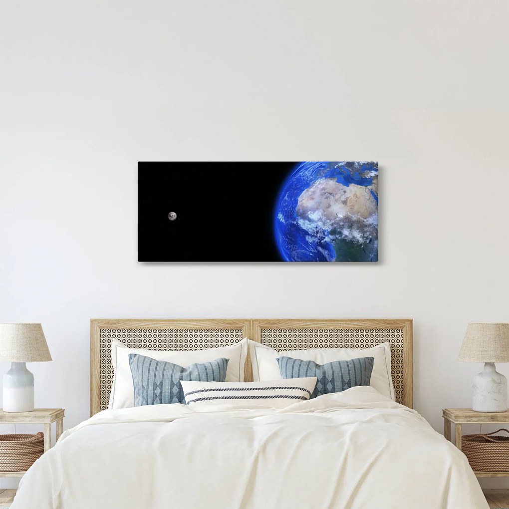 A Hold és a Föld képe (120x50 cm)