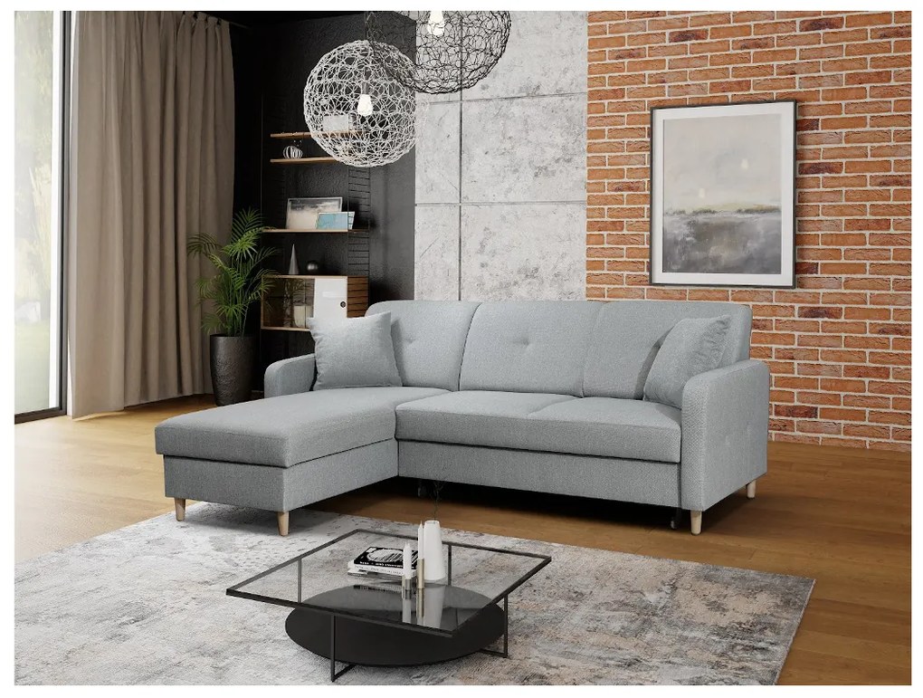 FOSIE sarok kanapéágy, 220x88x162, orino 22, jobb sarok