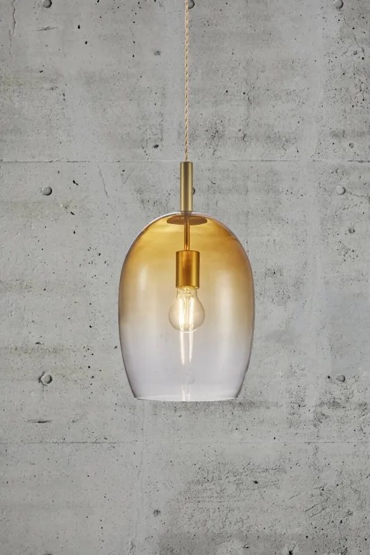 NORDLUX 2112723027 UMA Modern Függesztett Lámpa Borostyán E27 IP20