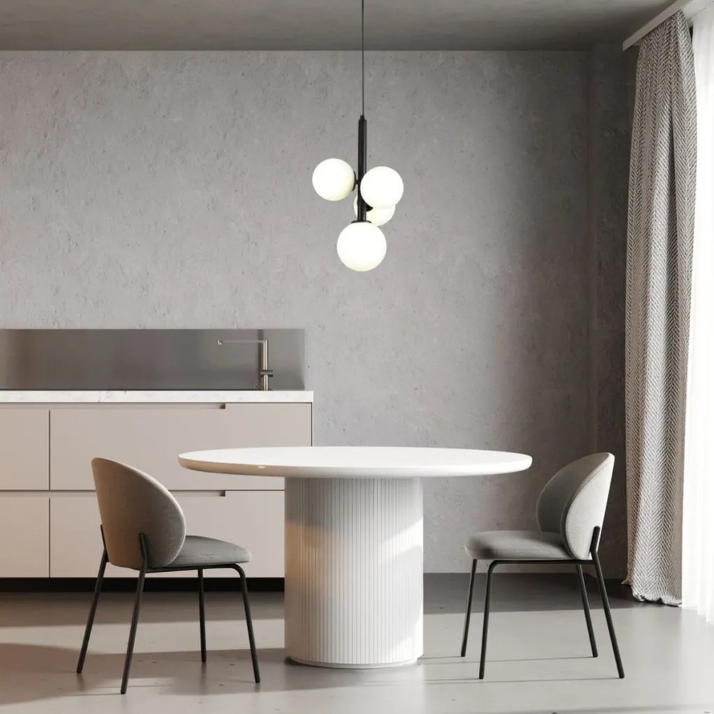 SIGMA LIGHTING 33487 PERLA Modern Függesztett Lámpa Fehér, Fekete G9 IP20