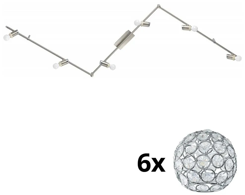 Eglo Eglo - LED Spotlámpa MY CHOICE 6xE14/4W/230V króm EG31112B
