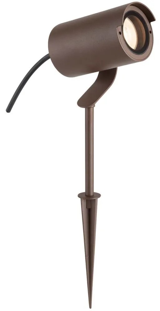 Zambelis E284 - Kültéri lámpa 1xGU10/20W/230V IP65 barna