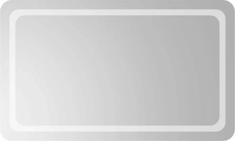 vidaXL LED-es fürdőszobatükör 60x100 cm