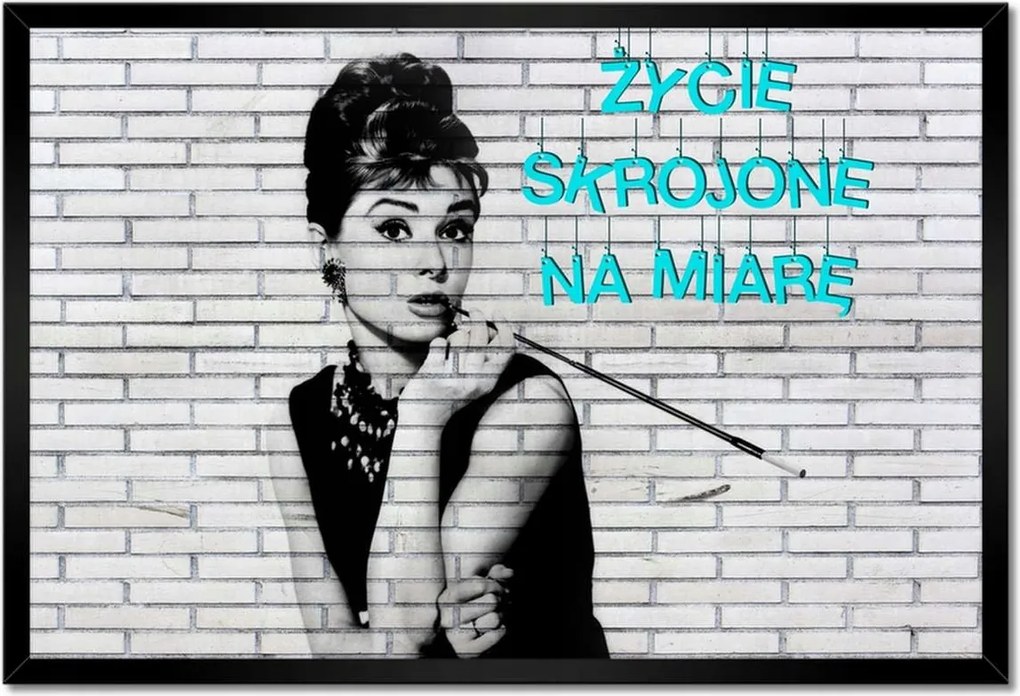 Poszterek keretben 60x40 Audrey Hebrurn Élet