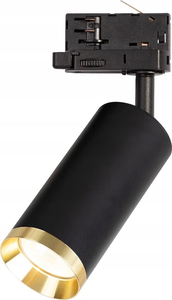 Mica Track lámpatest fekete arany 1xGU10 3 körös