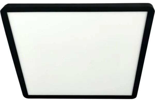 LED mennyezeti lámpatest, 32 W, 230 V, 3000/4000/6500 K, 40x40 cm, fekete