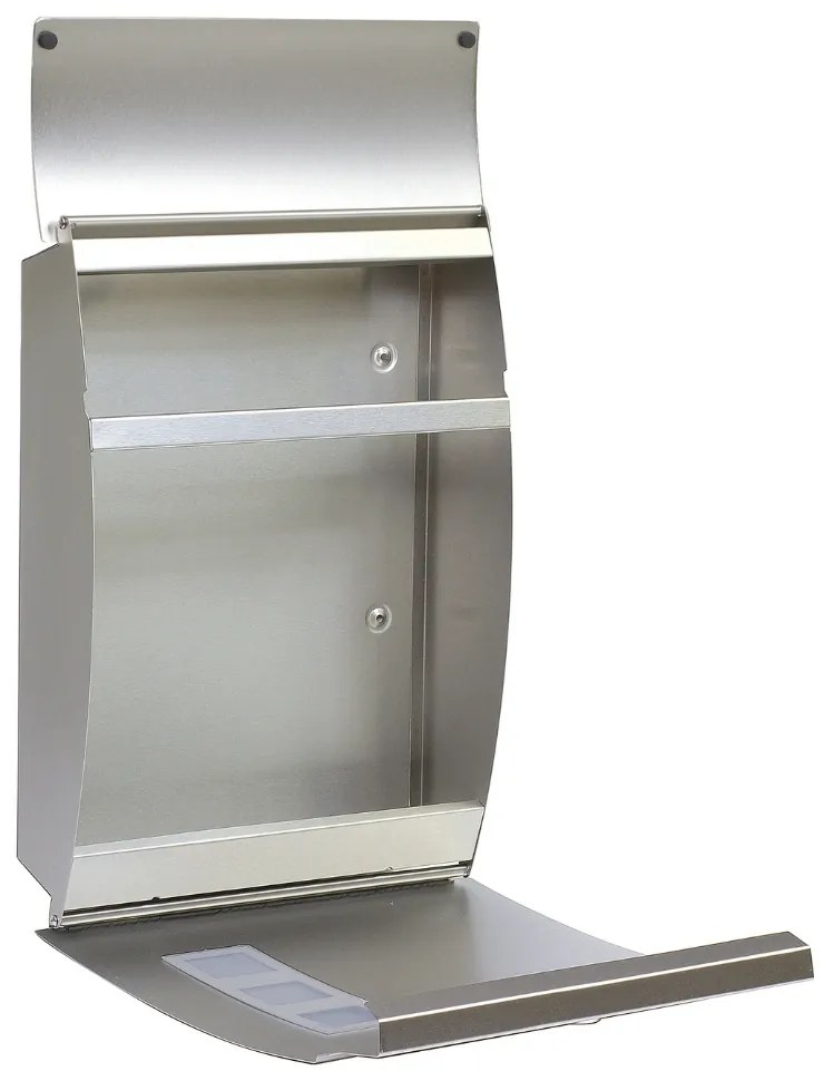 Postaláda BK 931, ablakos, rozsdamentes