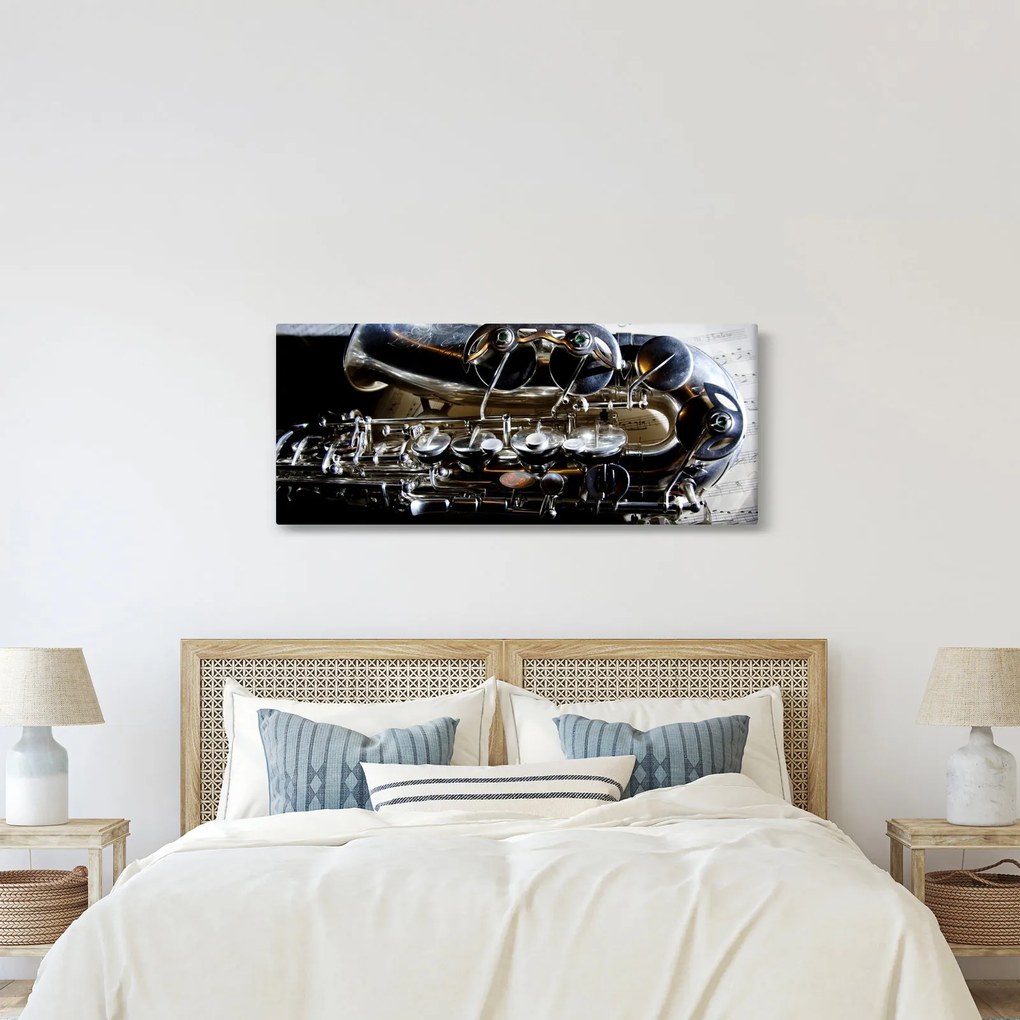 Kép - Szaxofon (120x50 cm)