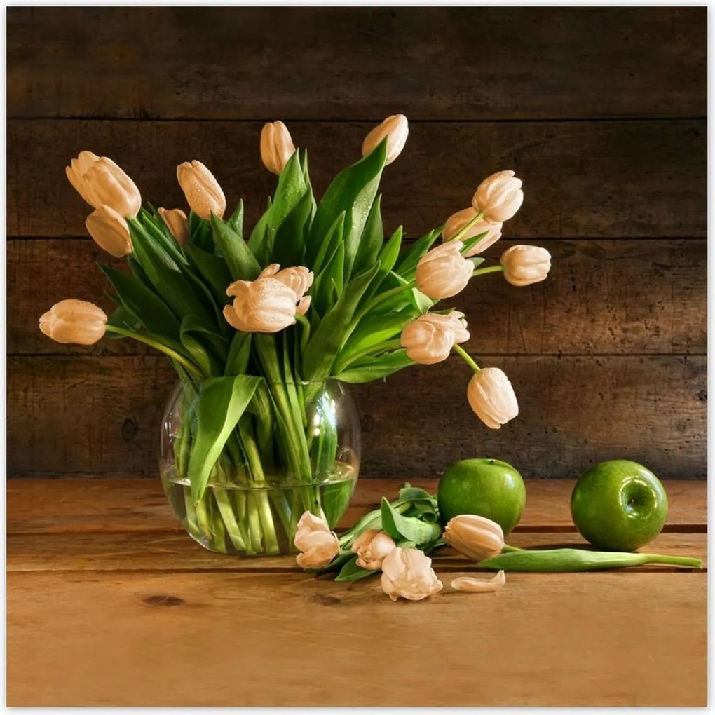 Poszterek 100x100 Tea tulipánok