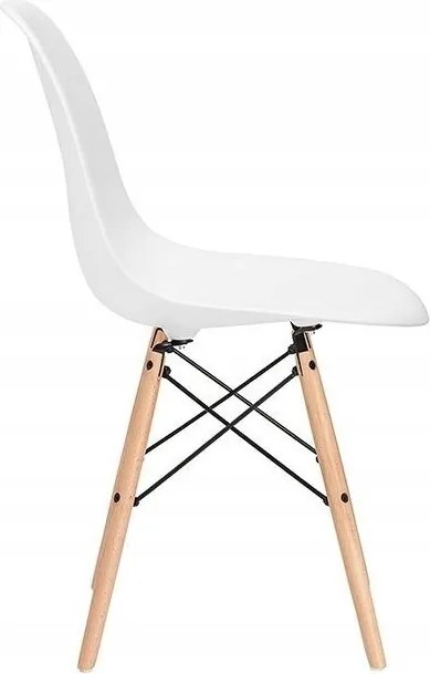 Modern szék DIDIER bükk + fehér