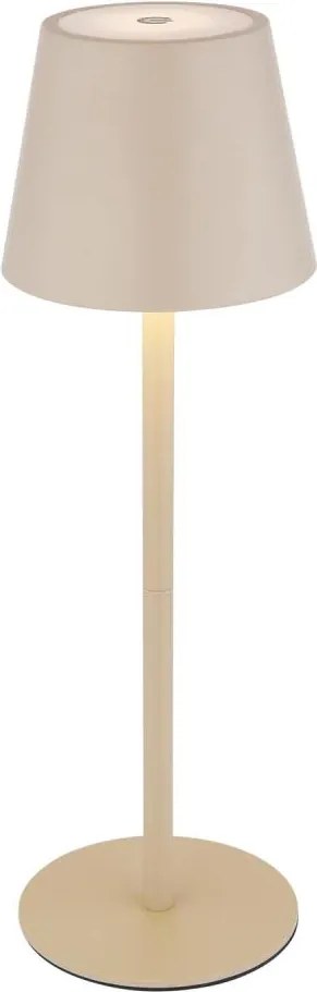 Globo 58488S - VANNIE kültéri, újratölthető LED-lámpa érintéses fényerőszabályozással, 3W/5V, IP54, 1800 mAh