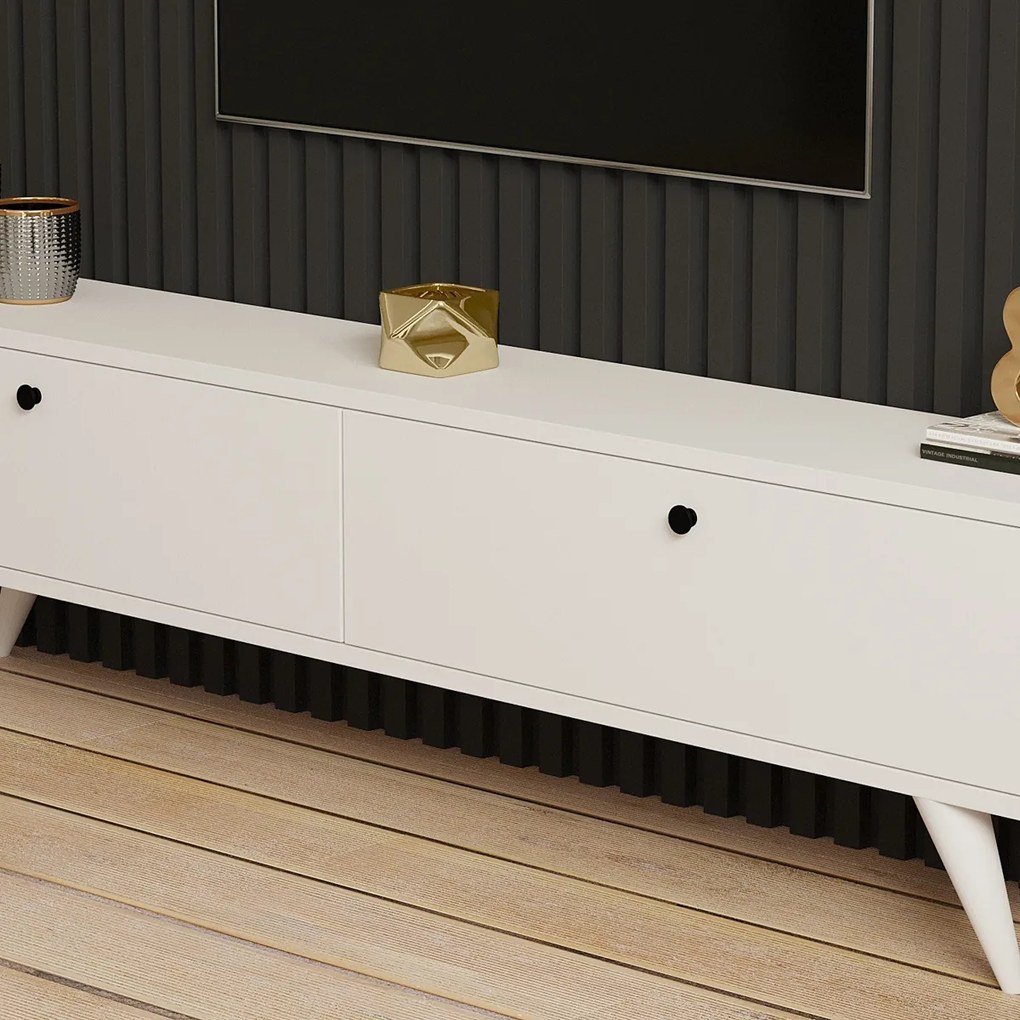 TV asztal Paris White