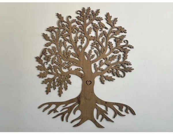 Li-Go 5742/DUB2 - LED fali dekoráció LED/10W/230V 90x110 cm tölgy