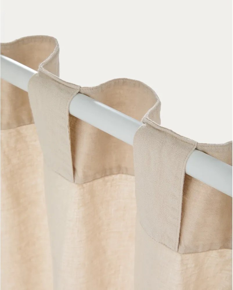 Bézs pamut függöny 140x270 cm Nolira – Kave Home