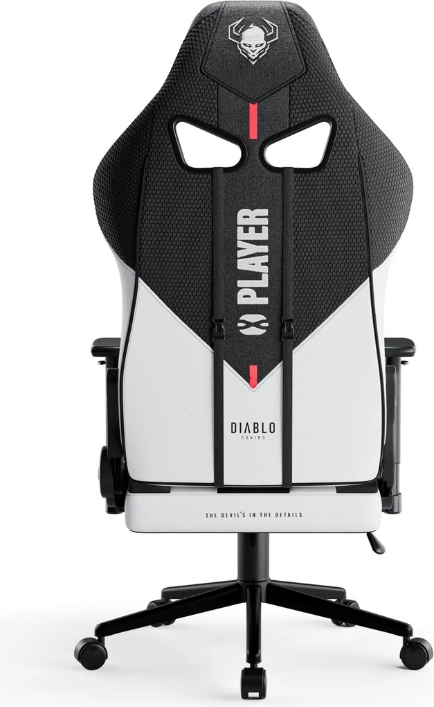 Gamer szék szövet fehér-fekete Small Size: Diablo X-Player 2.0