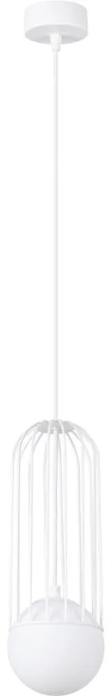 Sollux SL.1331 - Csillár zsinóron BRINA 1xG9/8W/230V fehér