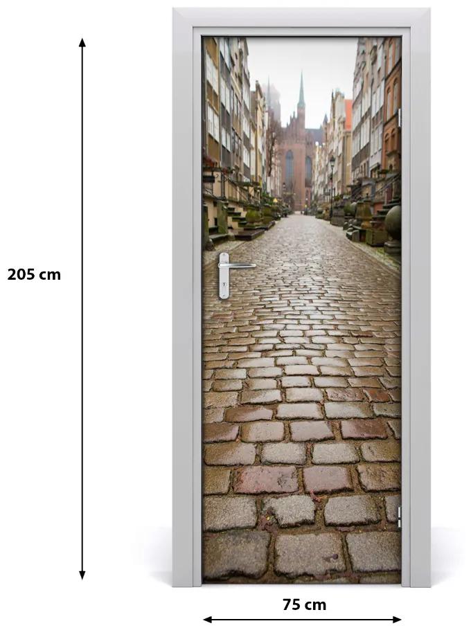 Poszter tapéta ajtóra Gdansk Lengyelország 85x205 cm