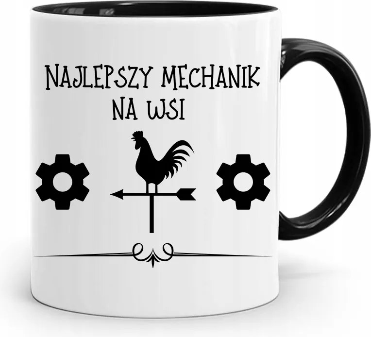 Bögre Fekete Ajándék Mechanika Vidéken A Legjobb nyomott mintával