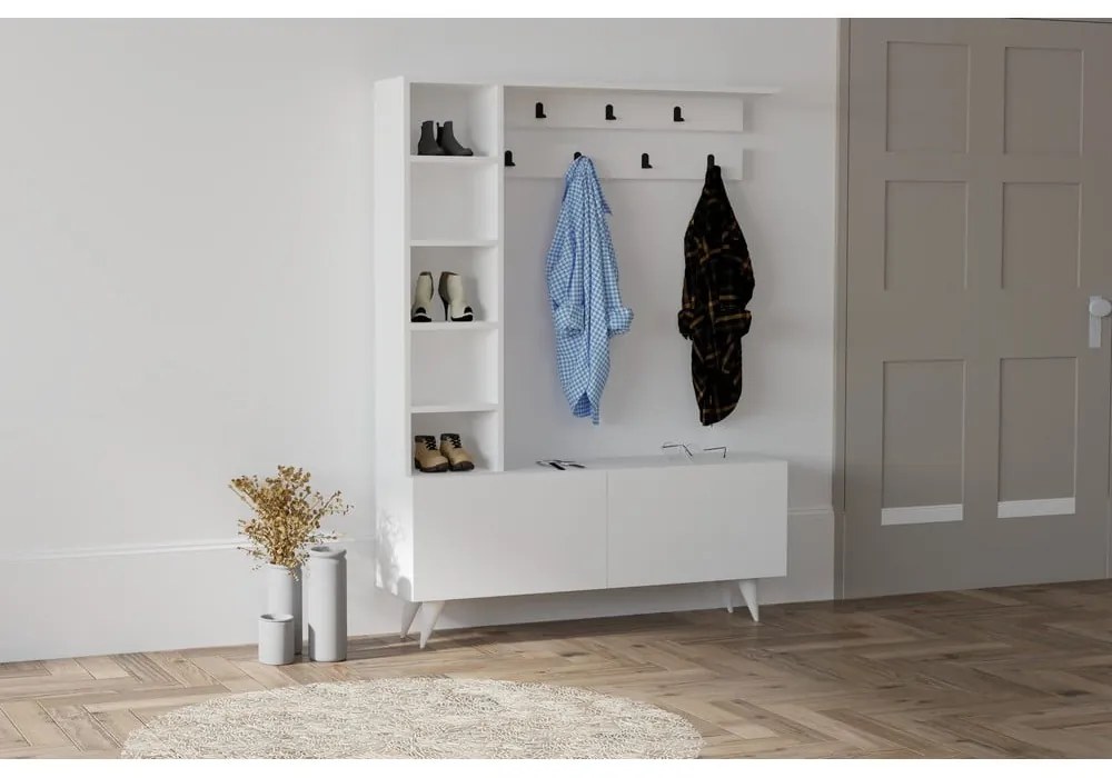 Fehér előszoba bútor Bahar – Kalune Design