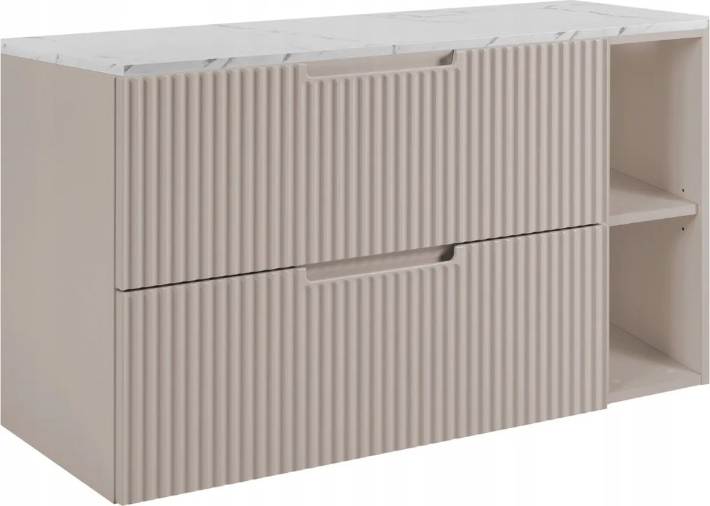 Fürdőszoba szekrény Mosdó Alá 100 kasmír divatos Mdf Frontok