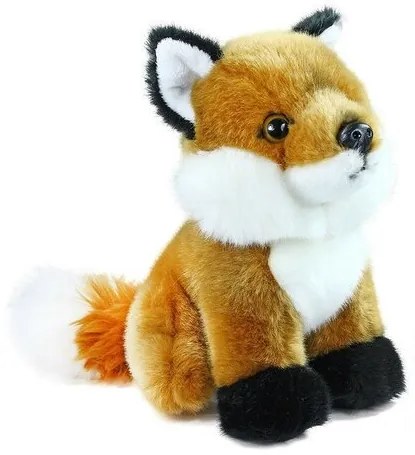 Rappa plüss ülő róka, 18 cm