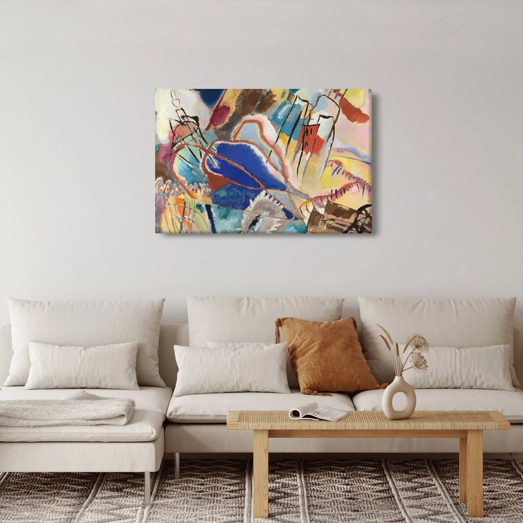 Kép - Vasily Kandinsky, Improvisation No. 30 (Cannons), reprodukciók (90x60 cm)