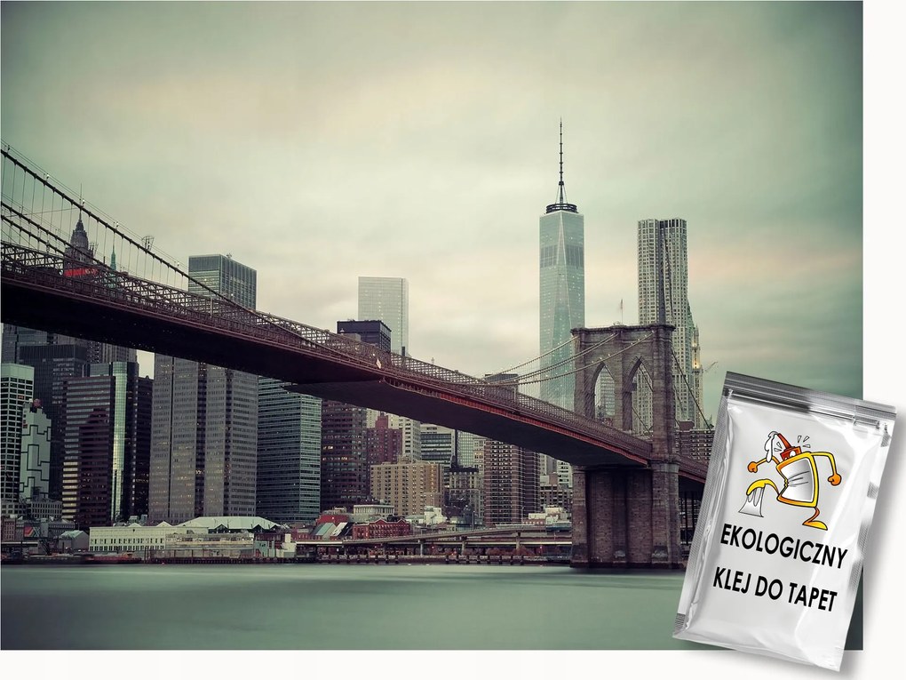Fotótapéta Flizelina New York Manhattan Brooklyn híd 200x140 ragasztó