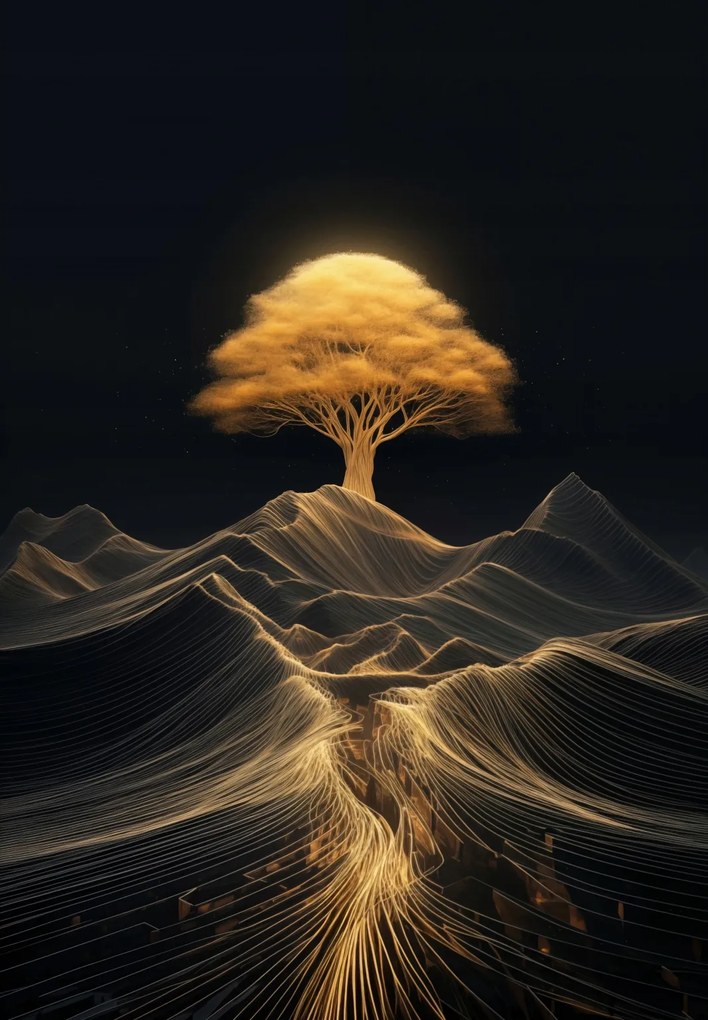 Poszter 68x98cm Energiafa