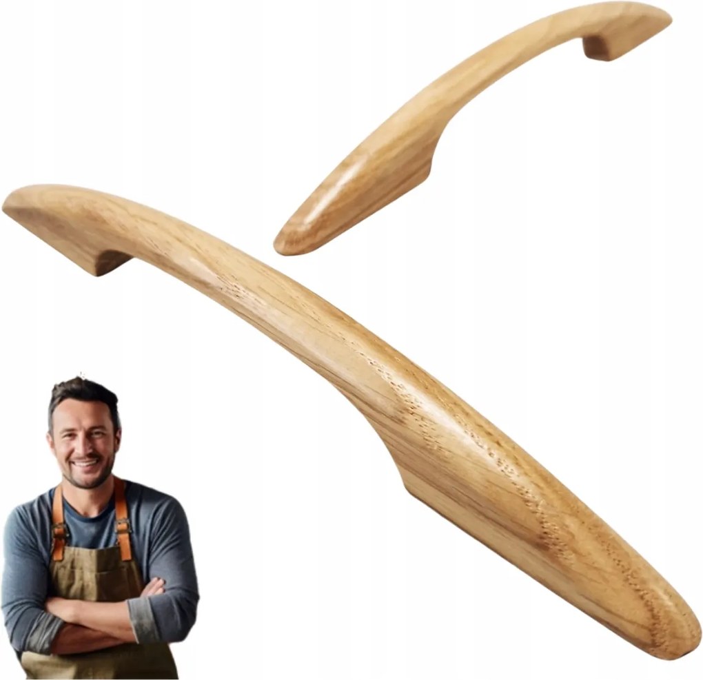 Fa Bútorfogantyú fiókos szekrényhez Svea 160 mm tölgy