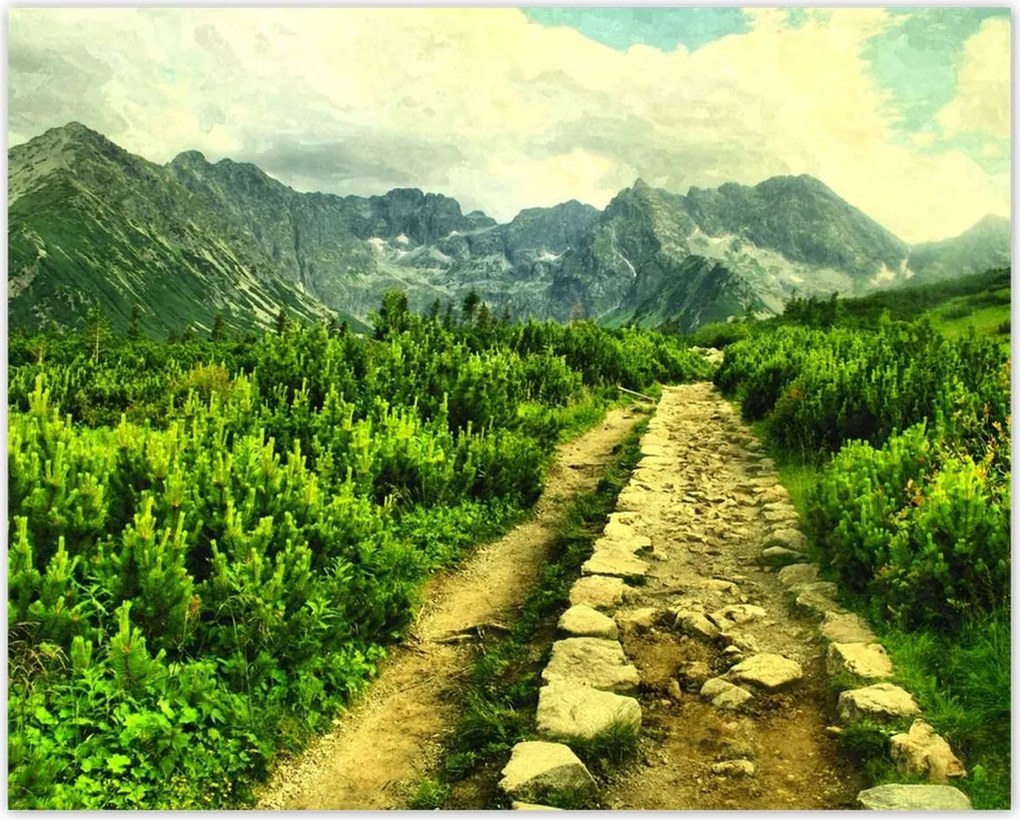 Poszterek 50x40 Napsütéses nap a Tátrában