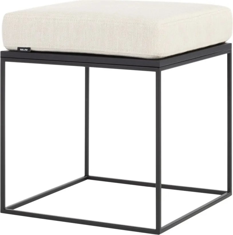 Bézs kárpitozott ülőke Feo – noo.ma