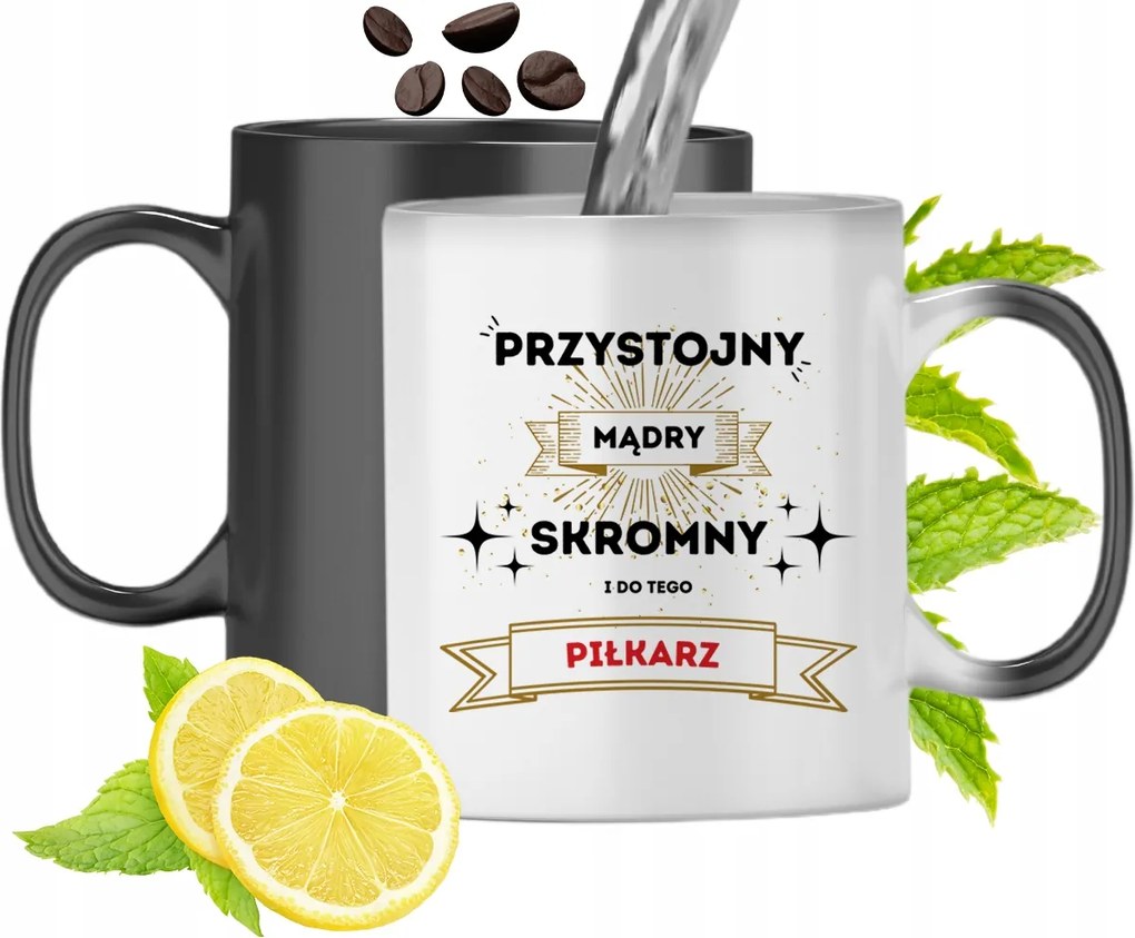 Mágikus Bögre Labdarúgóknak Színváltós Nyomtatott Fotóval