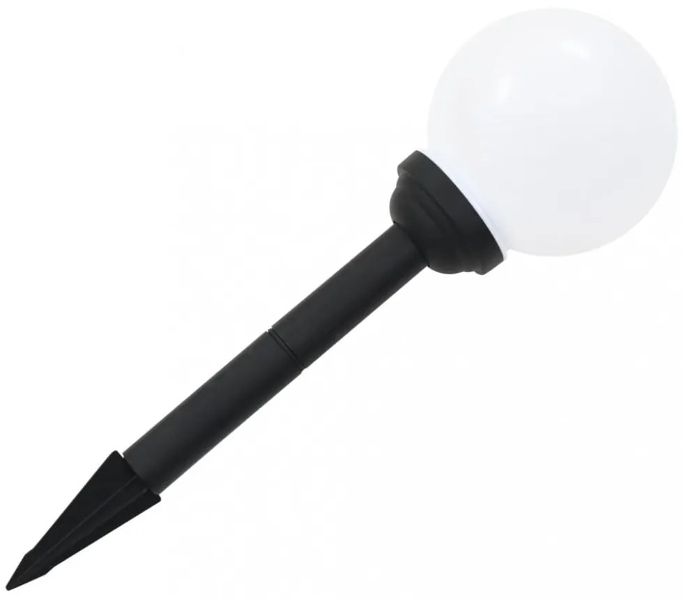8 db napelemes kültéri LED gömblámpa 15 cm RGB