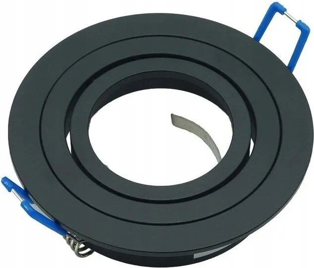 Mennyezeti Süllyesztett Spot Lámpa Led Kerek GU10 Fekete