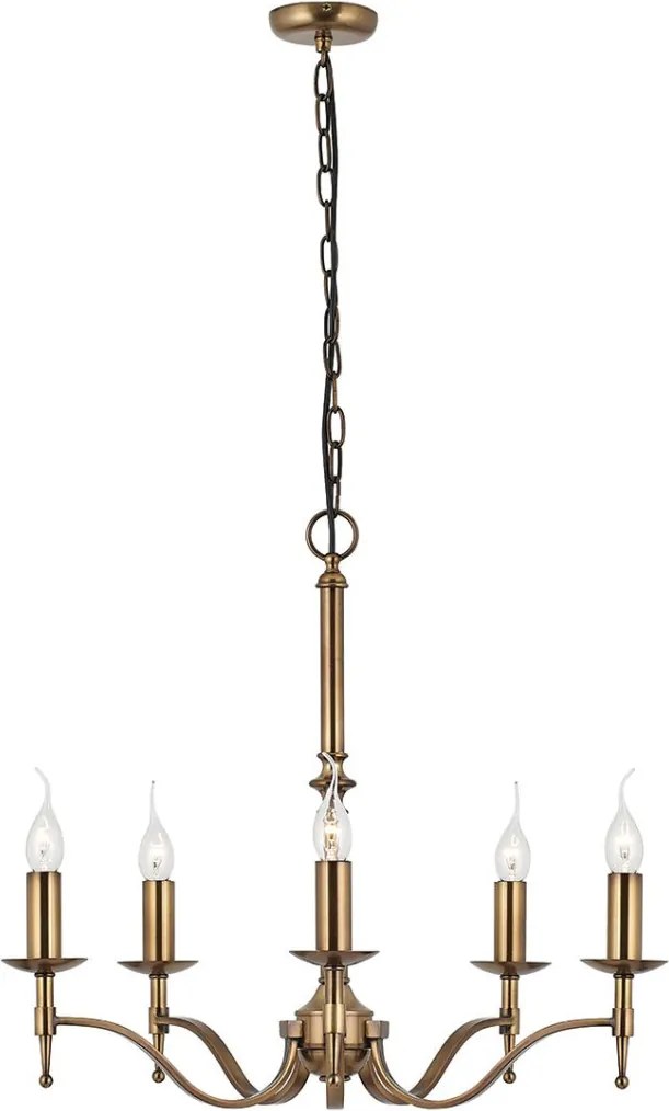 ENDON CA1P5B STANFORD Modern Csillár Antik Bronz E14 IP20