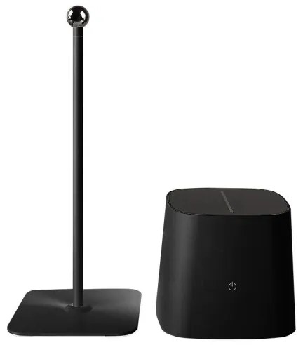 LED Napelemes mágneses asztali lámpa LED/5W/5V 3000-6000K 3600 mAh IP65 fekete
