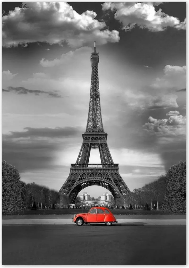 Poszterek 70x100 Eiffel-torony Franciaország