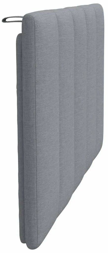 világosszürke szövet fejtámla párna 90 cm