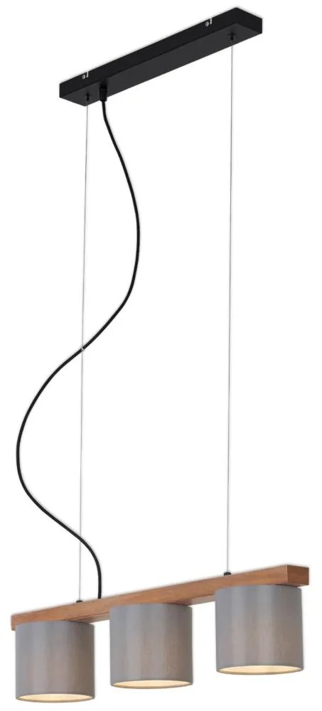 Briloner - Csillár zsinóron RHON 3xE14/25W/230V gumifa