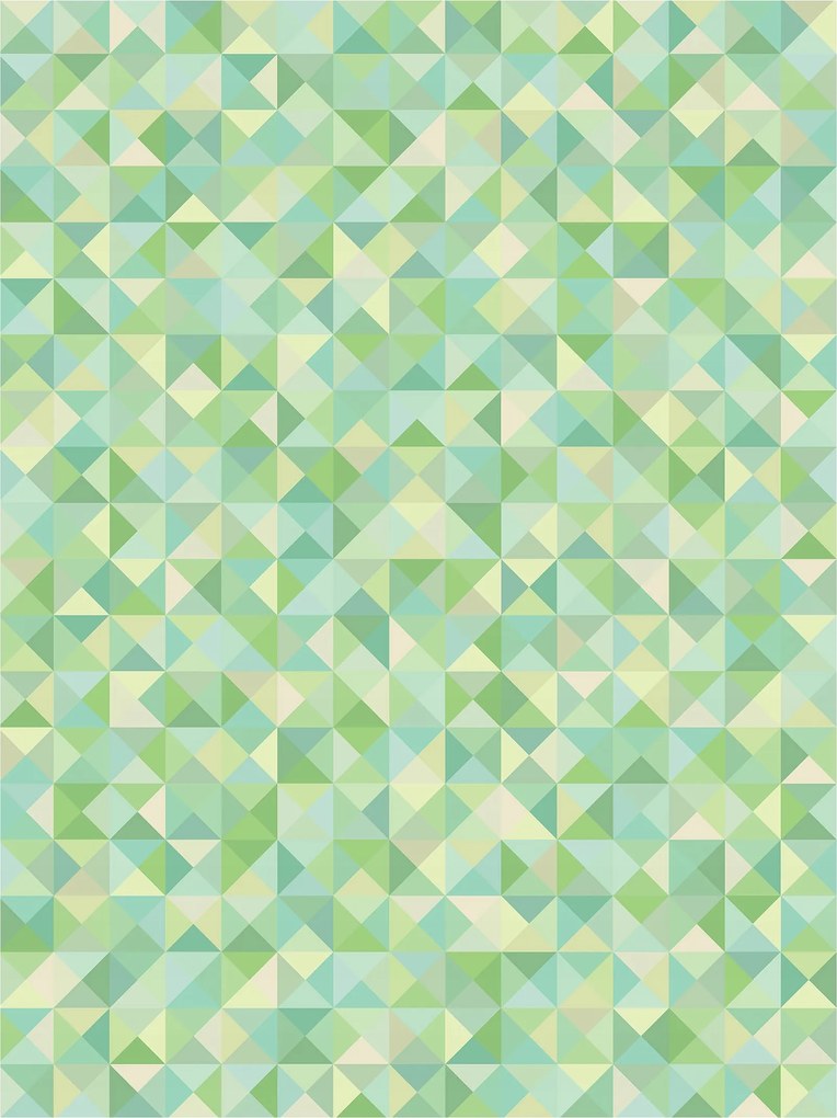 Fotótapéta Háromszögek geometria mozaik absztrakt bézs-zöld 206x275 +ragasztó
