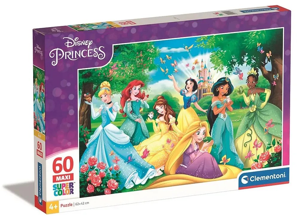 Disney Hercegnők Magical Companions 60 db-os maxi puzzle Clementoni