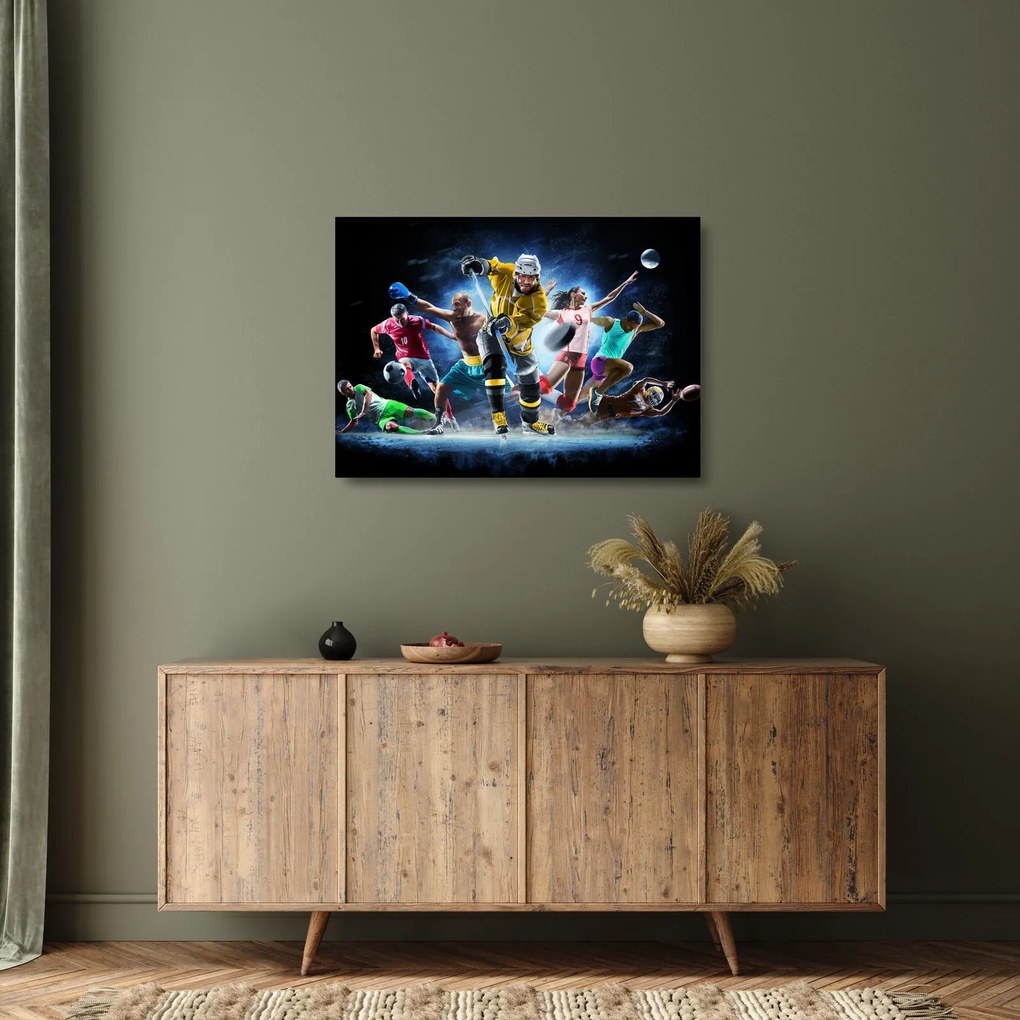 Kép - sport (üvegen) (70x50 cm)