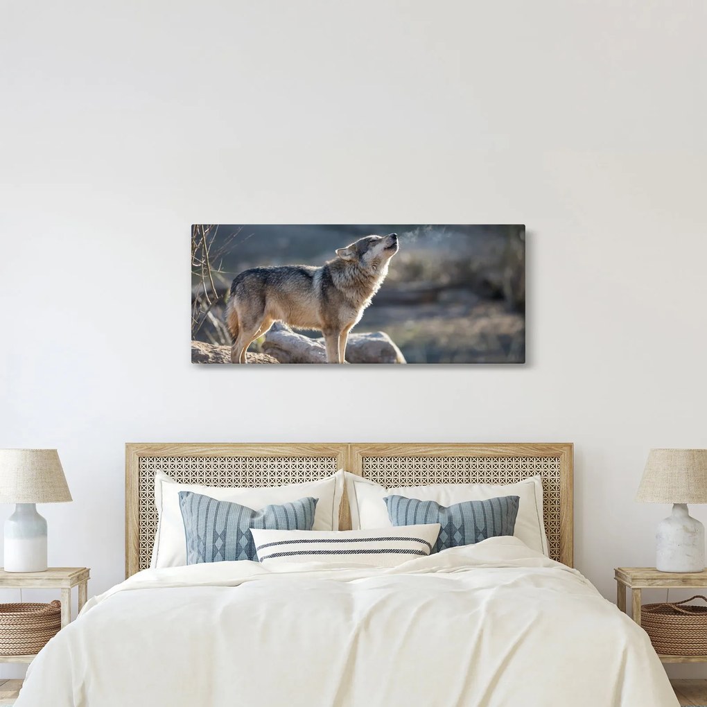Kép - Üvöltő farkas (120x50 cm)