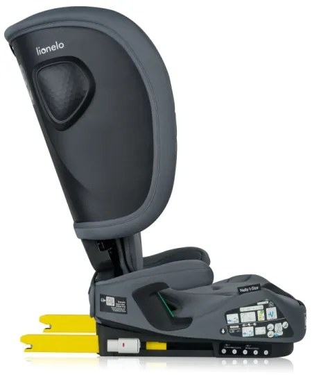 Lionelo - Összecsukható autósülés NELLY i-Size 76-150 cm Grafitszürke