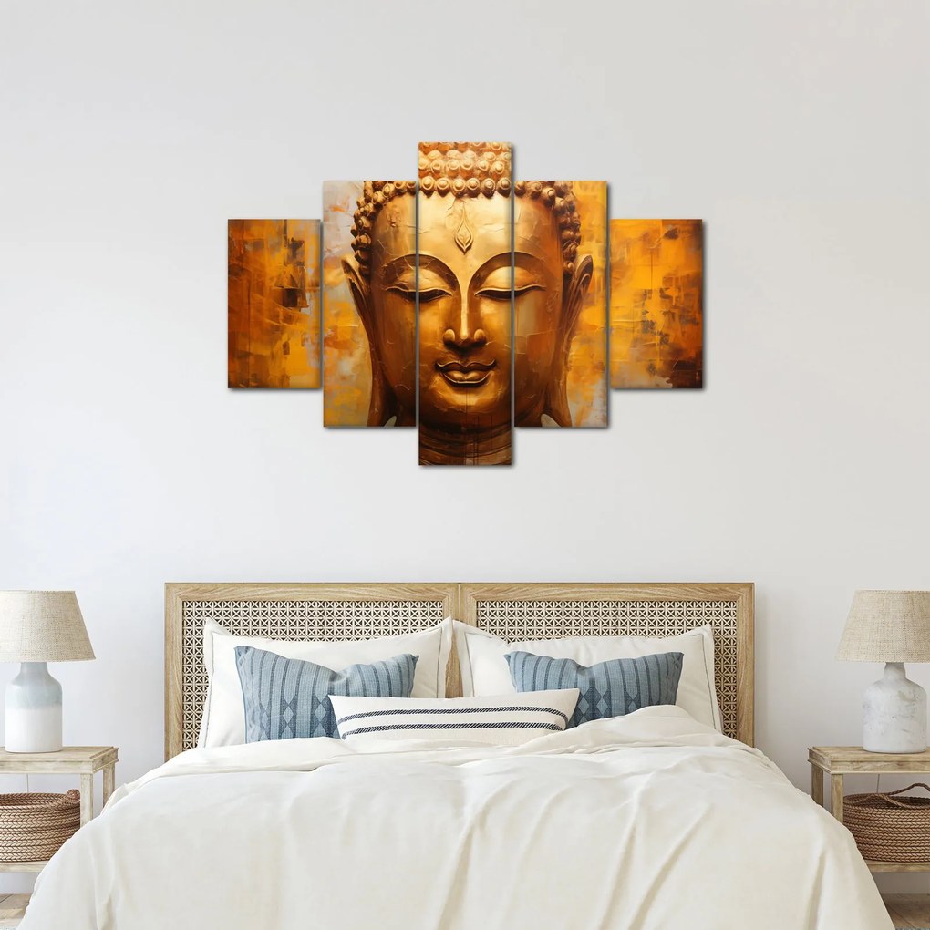 Kép - Buddha, olajfestmény (150x105 cm)
