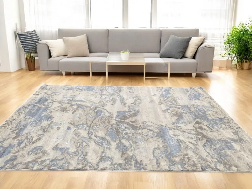 Veston 39877 kék modern szőnyeg 200x290 cm