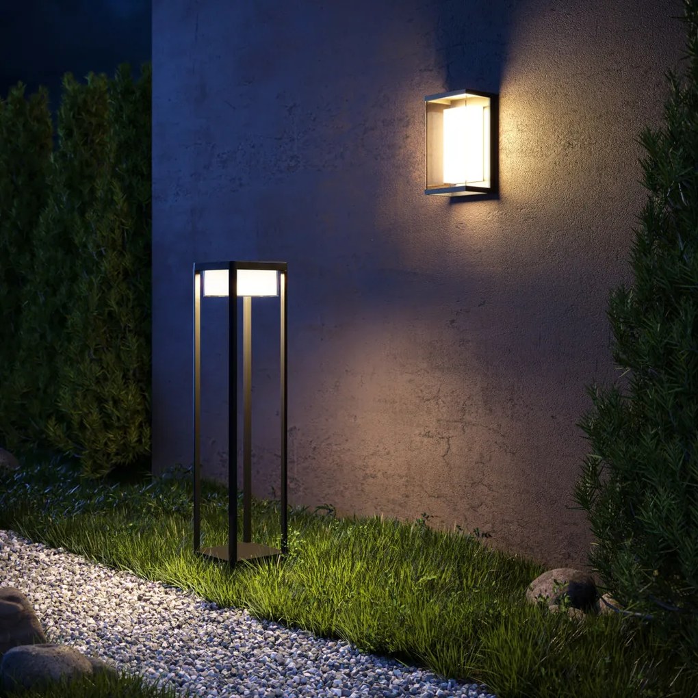 MAYTONI O021WL-L10B3K BAKER STREET Modern Kültéri Fali Lámpa Fekete LED IP65